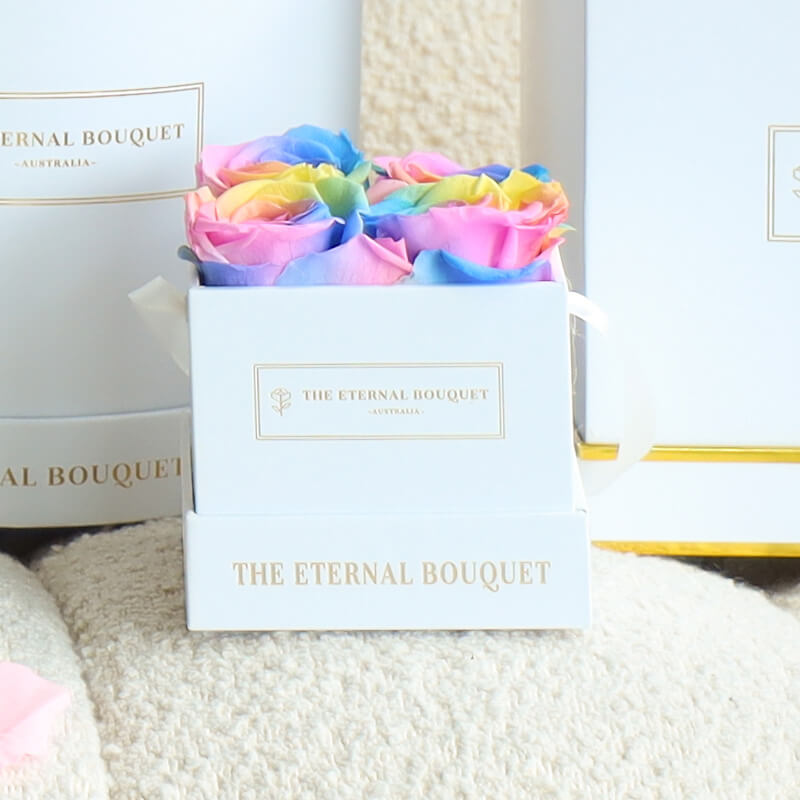 Petite Square Rose Box