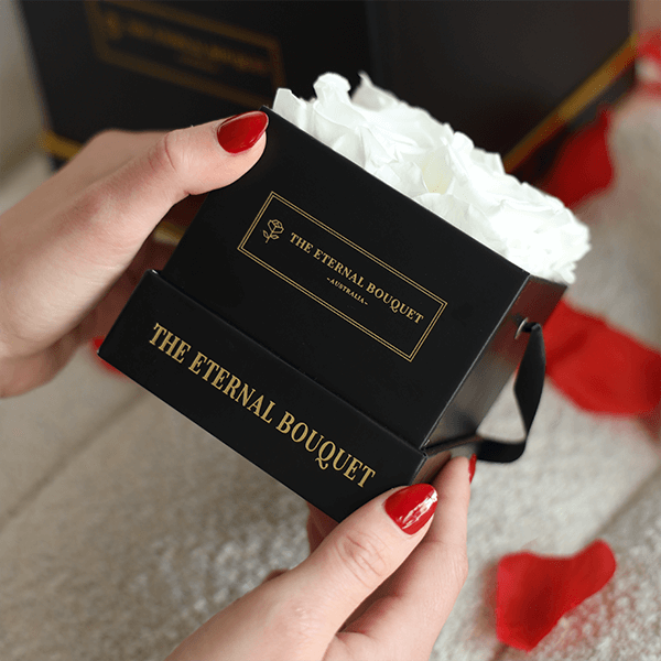 Petite Square Rose Box