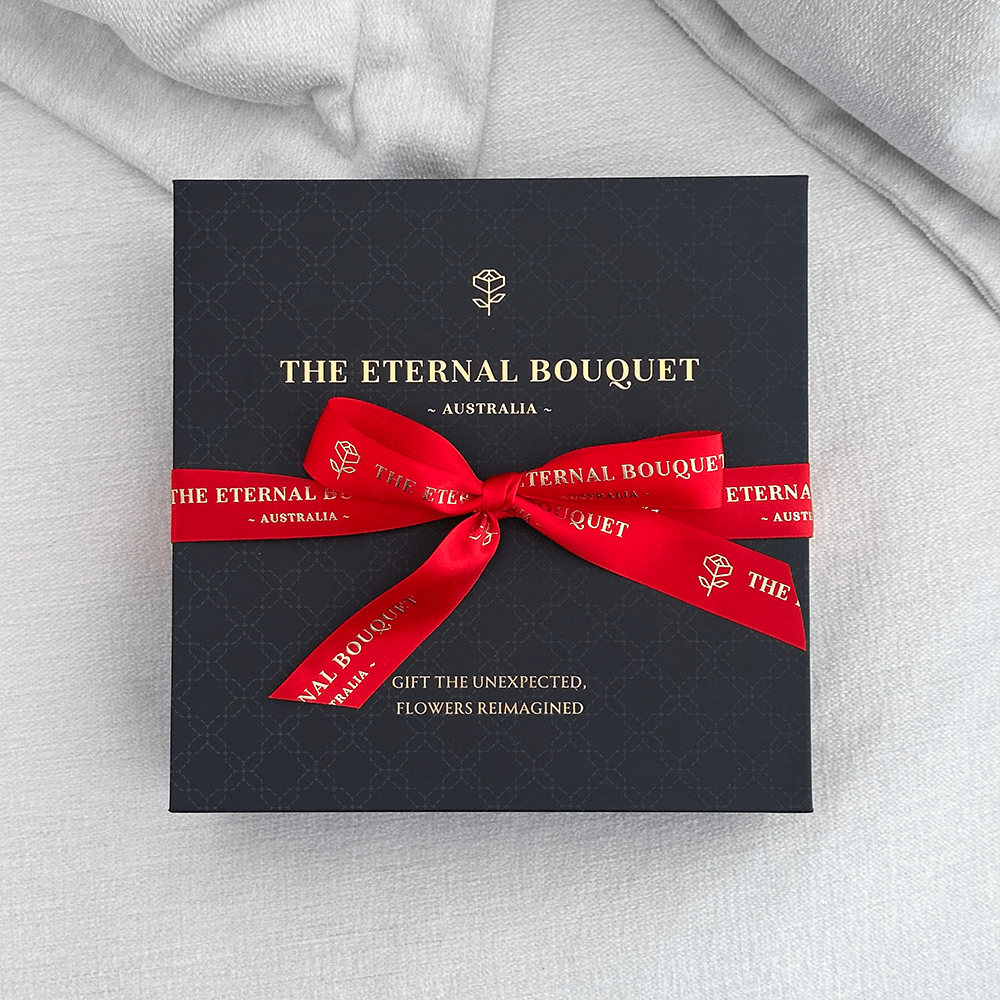 Personalised Glass Vase - Scented Mixed Blush Bouquet