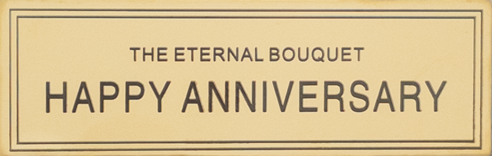 Engraved Gold Plaque