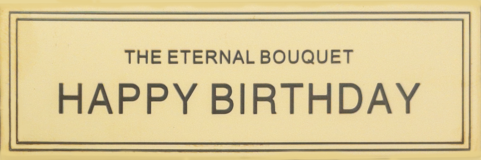 Engraved Gold Plaque