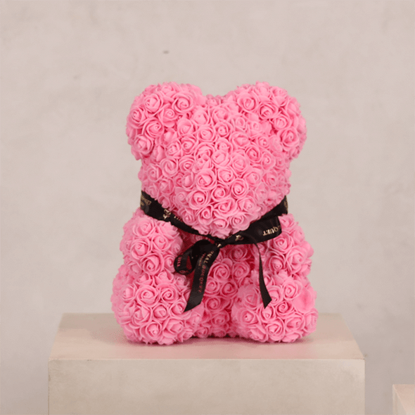 Pink Eternal Rose Bear (40cm)