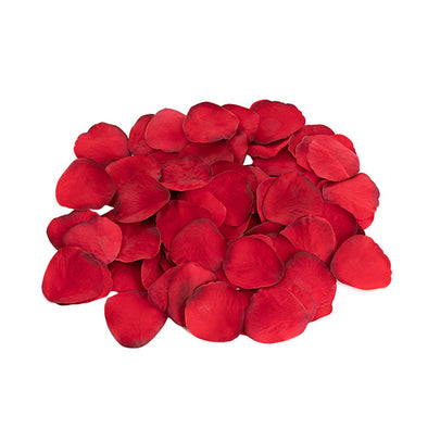 Red Silk Rose Petals