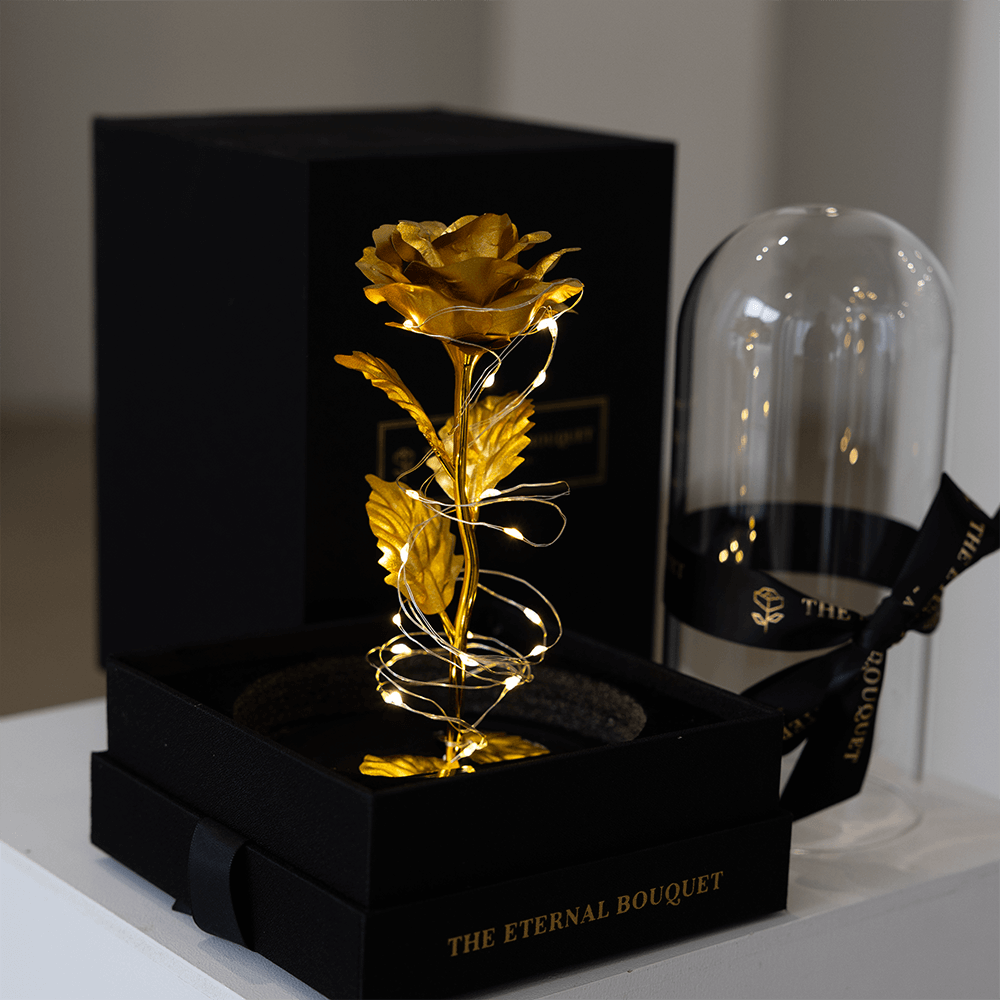 The Enchanted Galaxy Rose - Gold