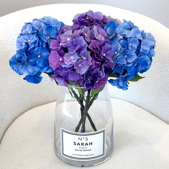 Round Personalised Glass Vase - The Grand Edition