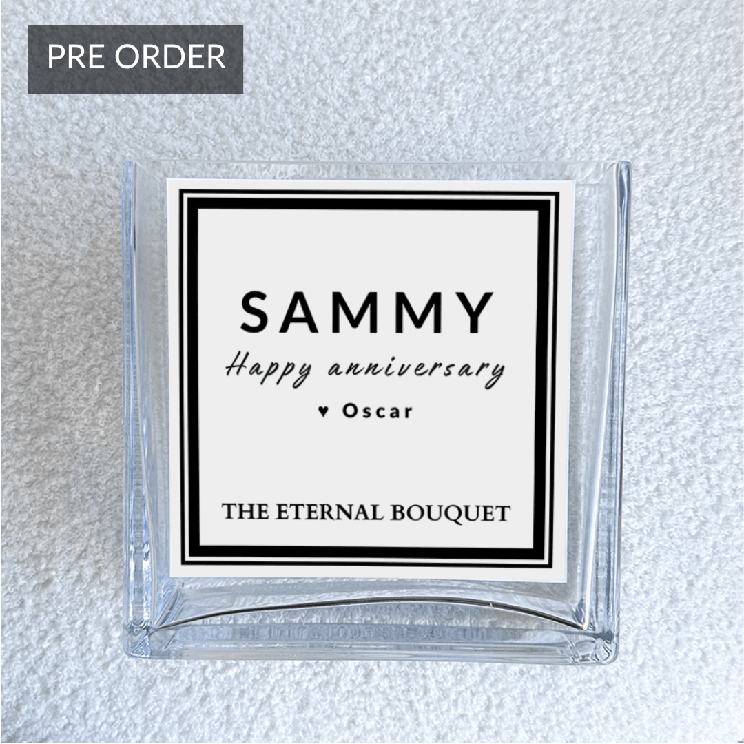 Personalised Glass Vase [VASE ONLY]