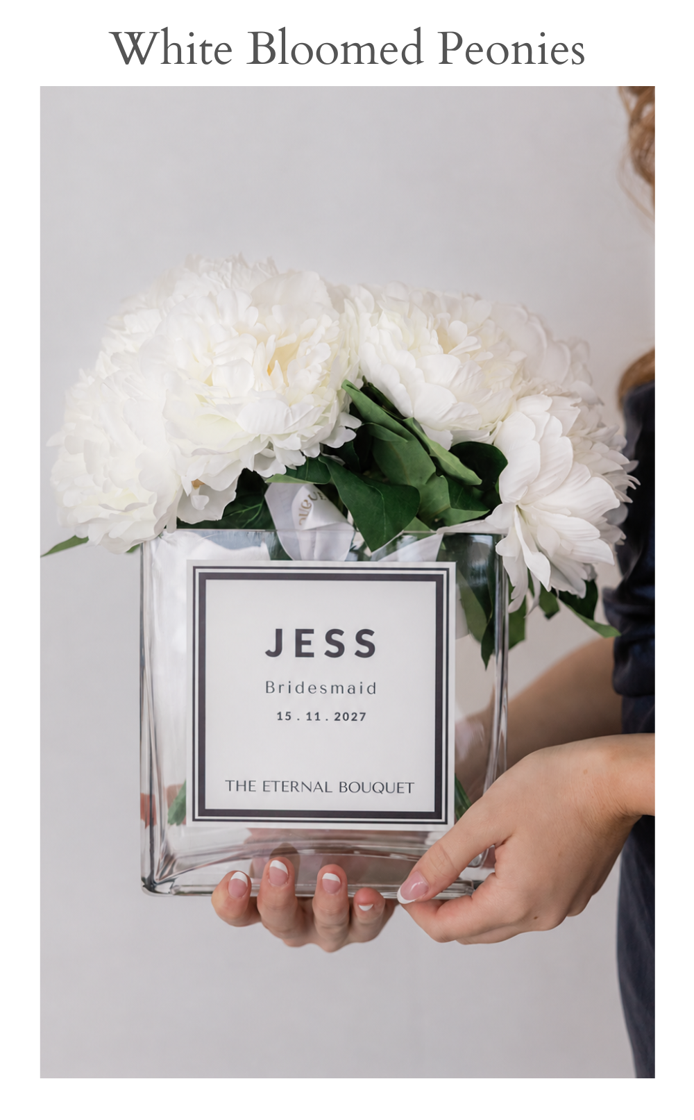 Personalised Bridesmaids Bouquet Keepsake
