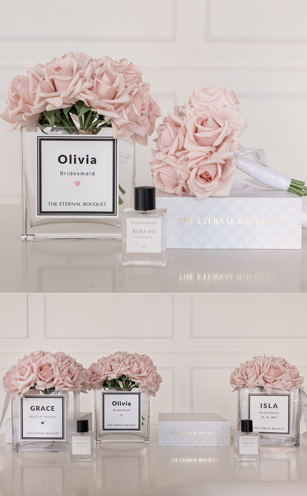 Personalised Bridesmaids Bouquet Keepsake