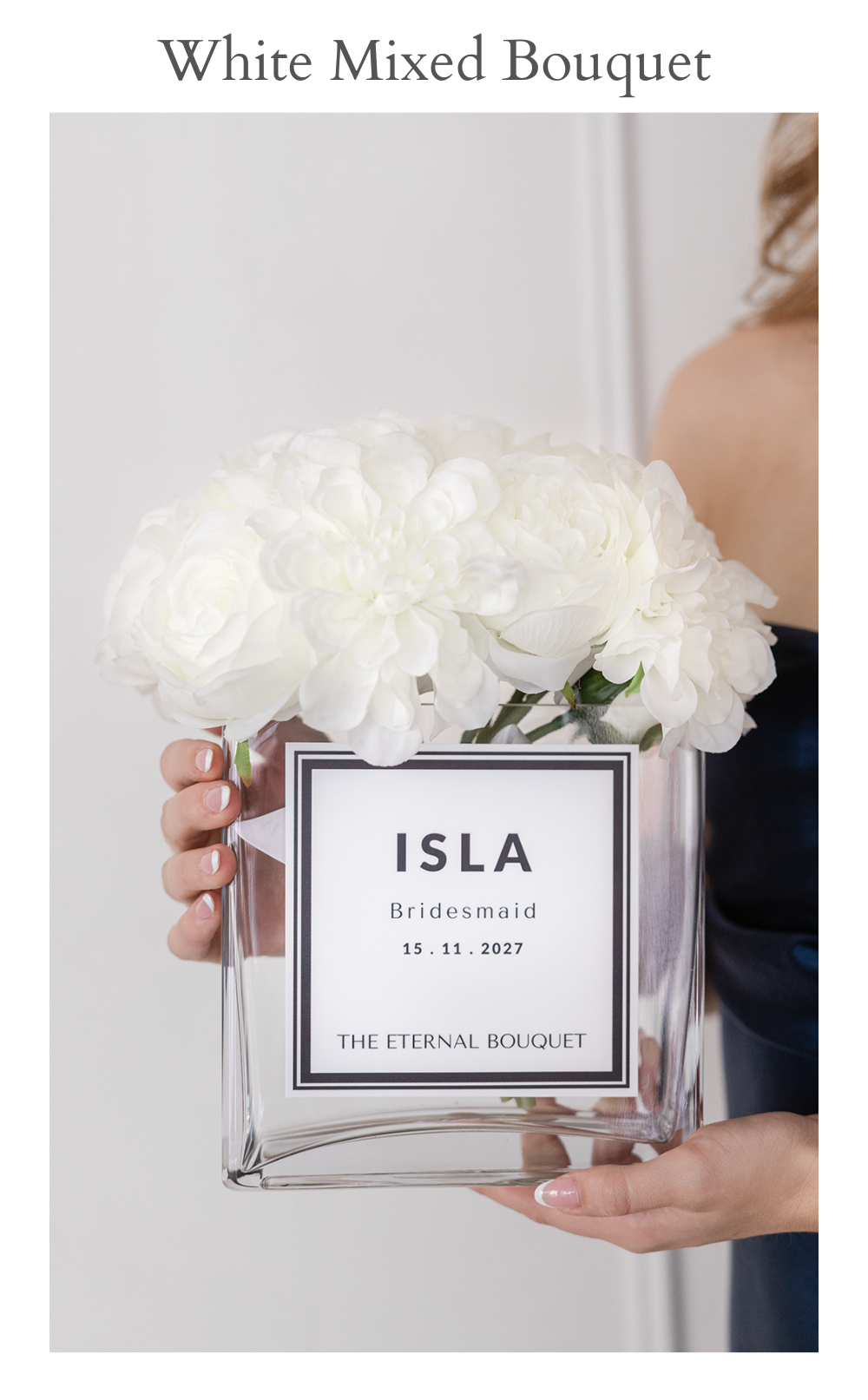 Personalised Bridesmaids Bouquet Keepsake