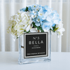 Personalised Glass Vase - Grand Scented Silk Blooms - The Eternal Bouquet ®